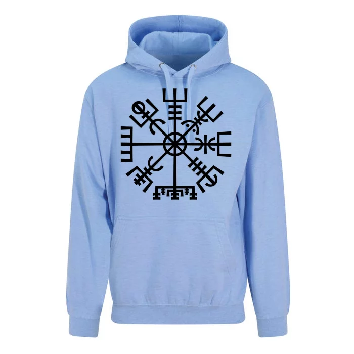 Vegvisir The Magic Navigation Compass of Vikings Unisex Surf Hoodie