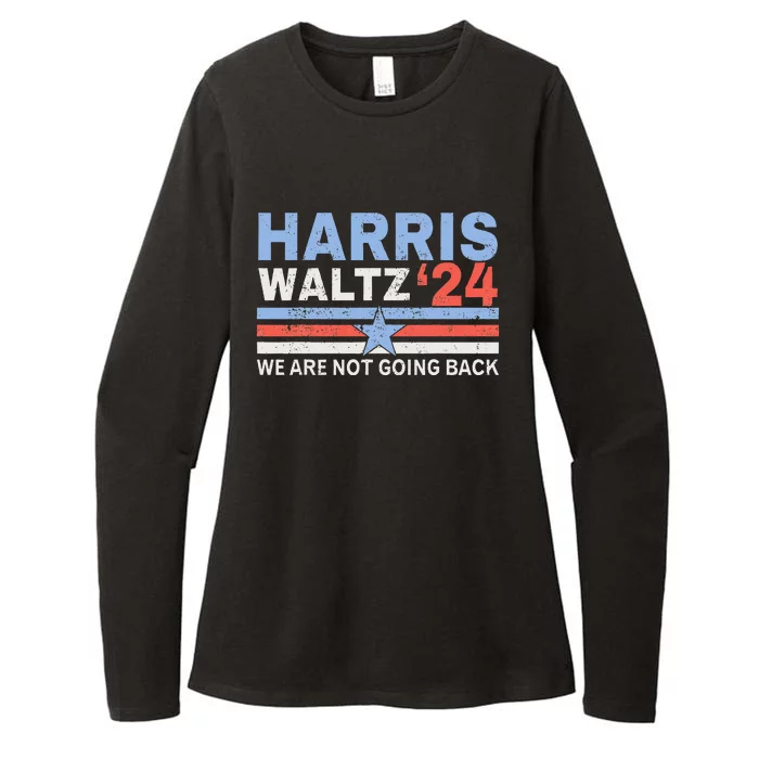 Vintage Elections Harris Waltz 2024 Kamala Harris Tim Waltz Womens CVC Long Sleeve Shirt