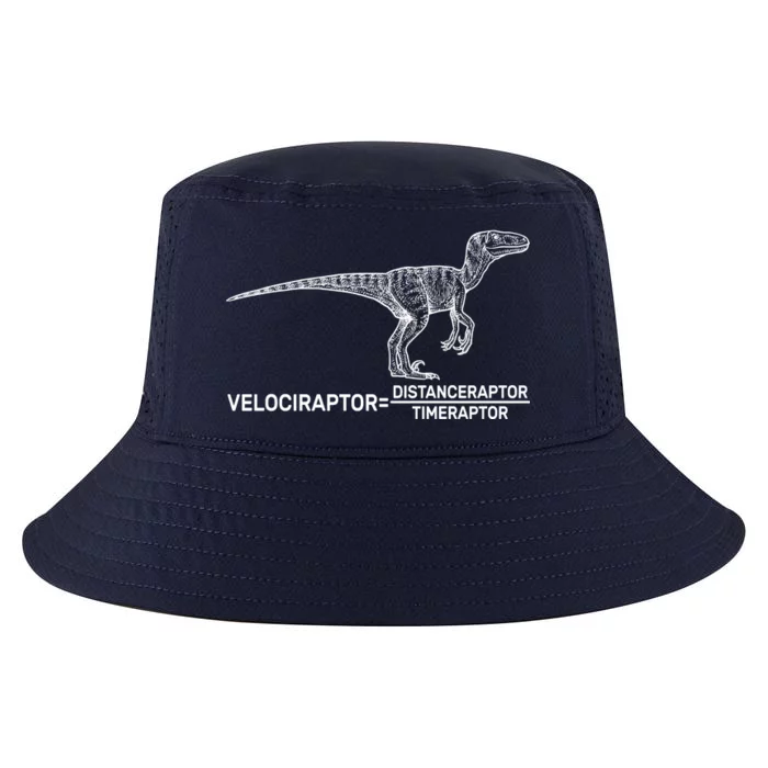 Velociraptor Equals Distanceraptor Timeraptor Cool Comfort Performance Bucket Hat