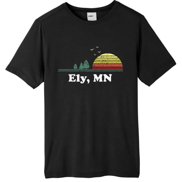 Vintage Ely Minnesota Home Souvenir ChromaSoft Performance T-Shirt