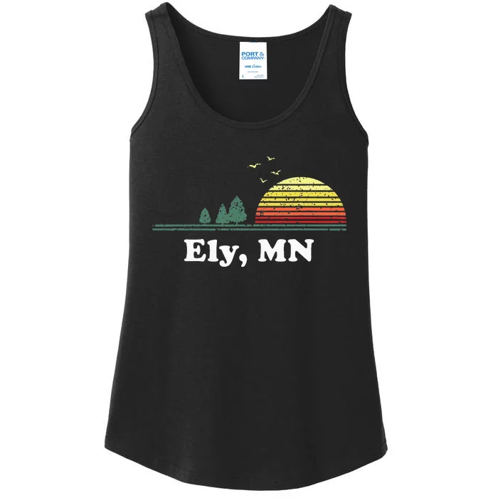 Vintage Ely Minnesota Home Souvenir Ladies Essential Tank