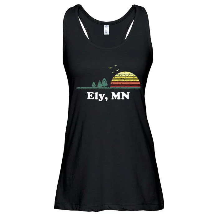 Vintage Ely Minnesota Home Souvenir Ladies Essential Flowy Tank