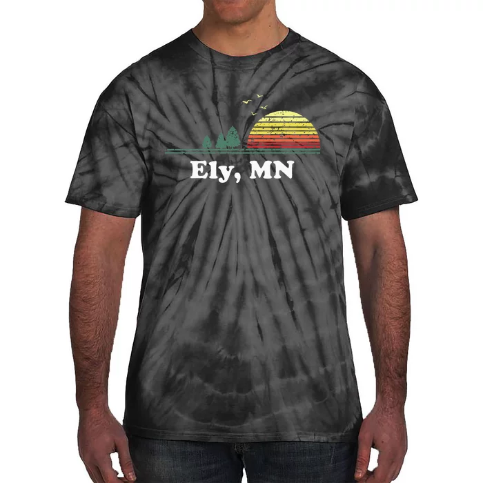 Vintage Ely Minnesota Home Souvenir Tie-Dye T-Shirt