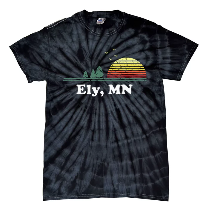 Vintage Ely Minnesota Home Souvenir Tie-Dye T-Shirt