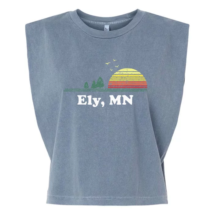 Vintage Ely Minnesota Home Souvenir Garment-Dyed Women's Muscle Tee