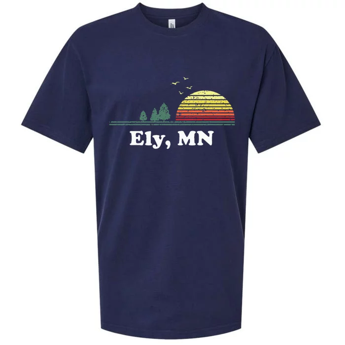 Vintage Ely Minnesota Home Souvenir Sueded Cloud Jersey T-Shirt