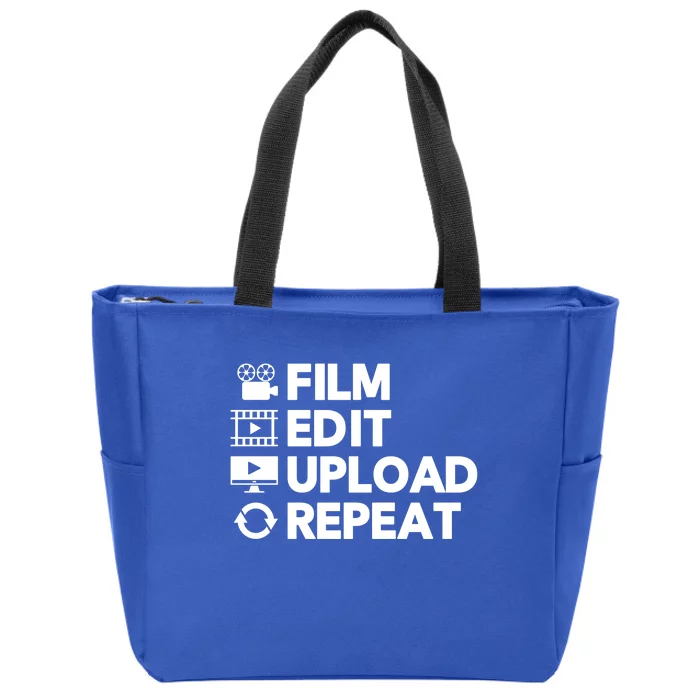 Video Editing Meaningful Gift Film Making Gift For Video Editor Zip Tote Bag