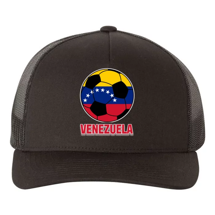 Venezuela Flag Soccer Jersey Yupoong Adult 5-Panel Trucker Hat