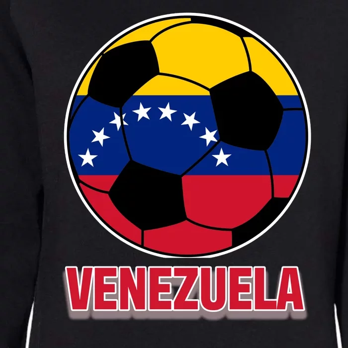 Venezuela Flag Soccer Jersey Womens California Wash Sweatshirt