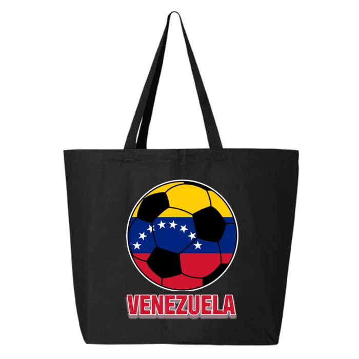 Venezuela Flag Soccer Jersey 25L Jumbo Tote