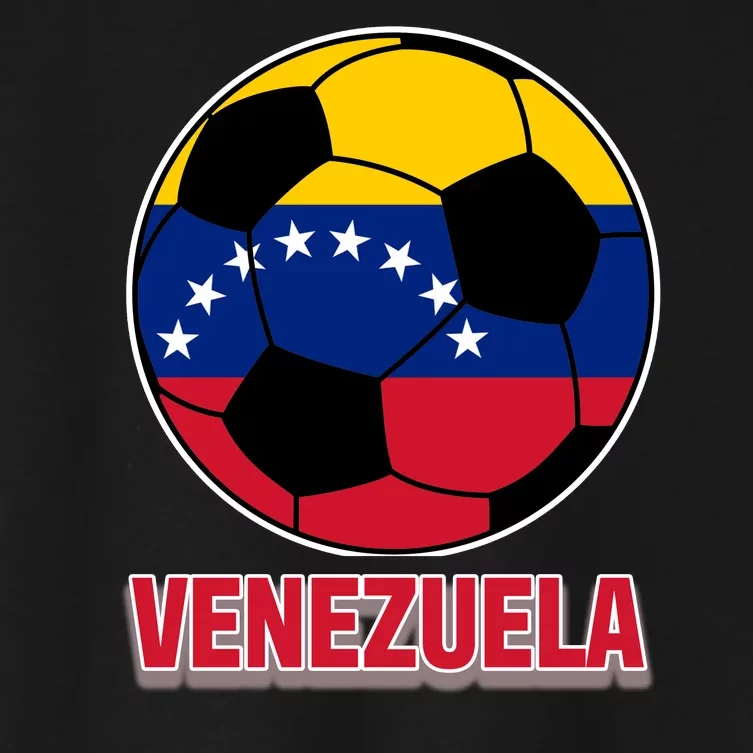 Venezuela Flag Soccer Jersey Women's Crop Top Tee