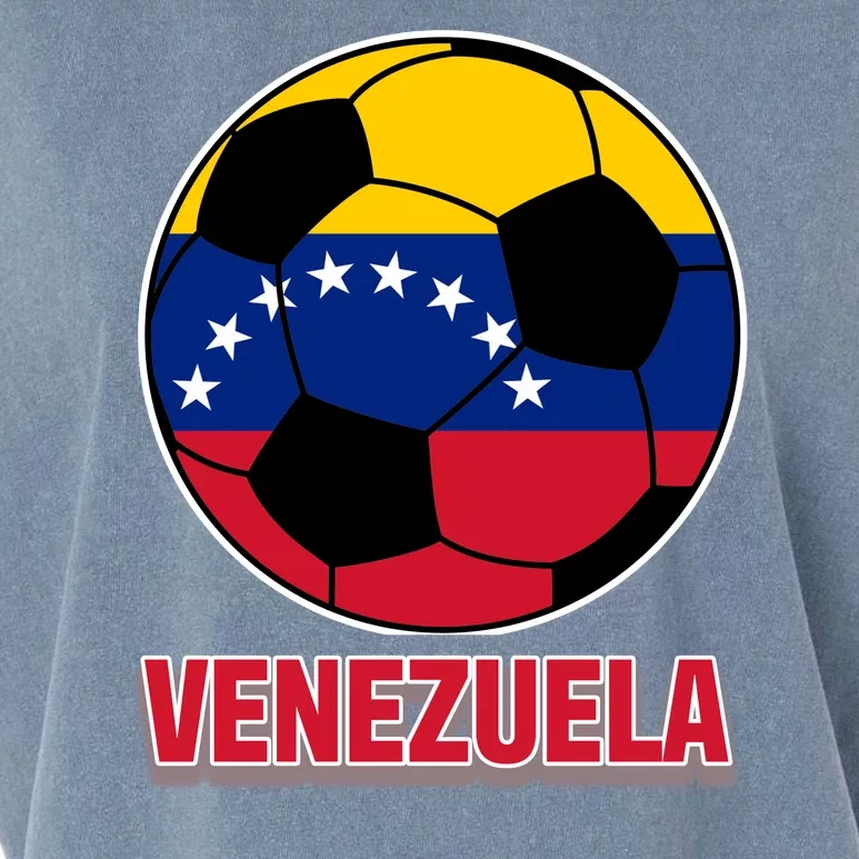 Venezuela Flag Soccer Jersey Garment-Dyed Women's Muscle Tee