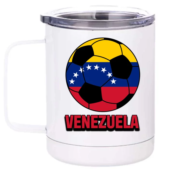 Venezuela Flag Soccer Jersey Front & Back 12oz Stainless Steel Tumbler Cup