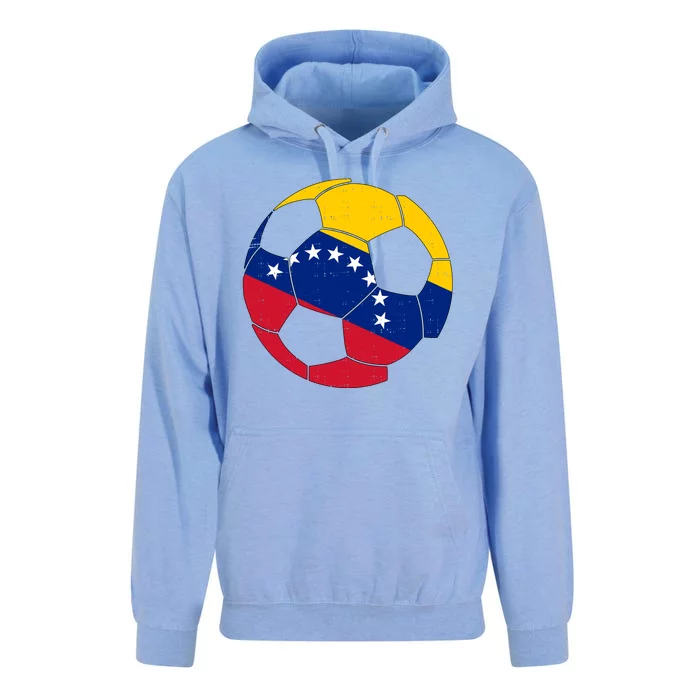 Venezuela Soccer Ball Flag Vintage Unisex Surf Hoodie