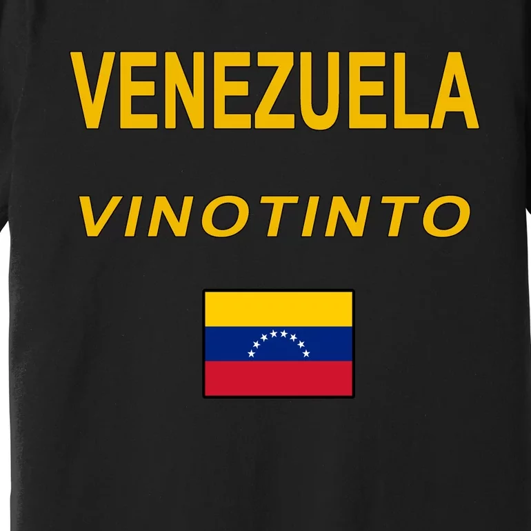 Venezuela Vinotinto Seven Stars Flag Premium T-Shirt