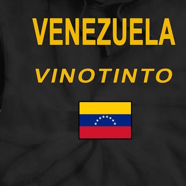 Venezuela Vinotinto Seven Stars Flag Tie Dye Hoodie