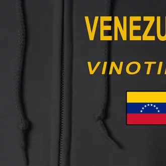 Venezuela Vinotinto Seven Stars Flag Full Zip Hoodie