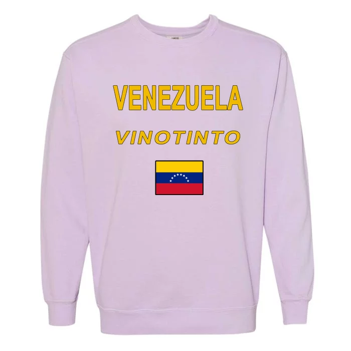 Venezuela Vinotinto Seven Stars Flag Garment-Dyed Sweatshirt