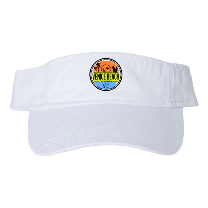 Venice Beach Retro Circle Valucap Bio-Washed Visor