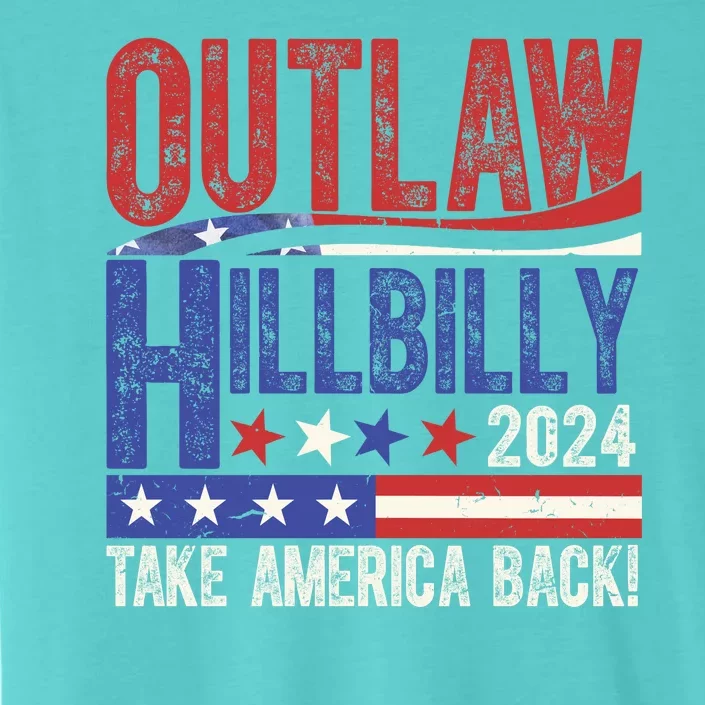 Vintage Elections Outlaw Hillbilly Us Flag ChromaSoft Performance T-Shirt