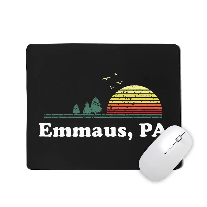 Vintage Emmaus Pennsylvania Home Souvenir Mousepad