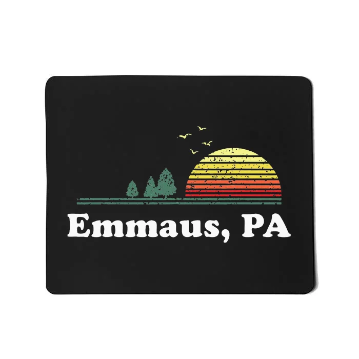 Vintage Emmaus Pennsylvania Home Souvenir Mousepad