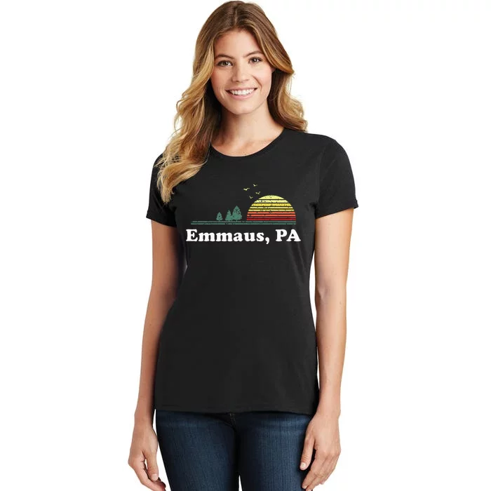 Vintage Emmaus Pennsylvania Home Souvenir Women's T-Shirt