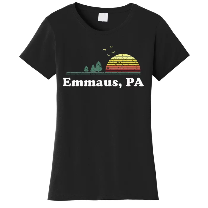 Vintage Emmaus Pennsylvania Home Souvenir Women's T-Shirt