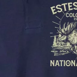 Vintage Estes Park Colorado National Parks Est 1917 Softstyle Adult Sport Polo