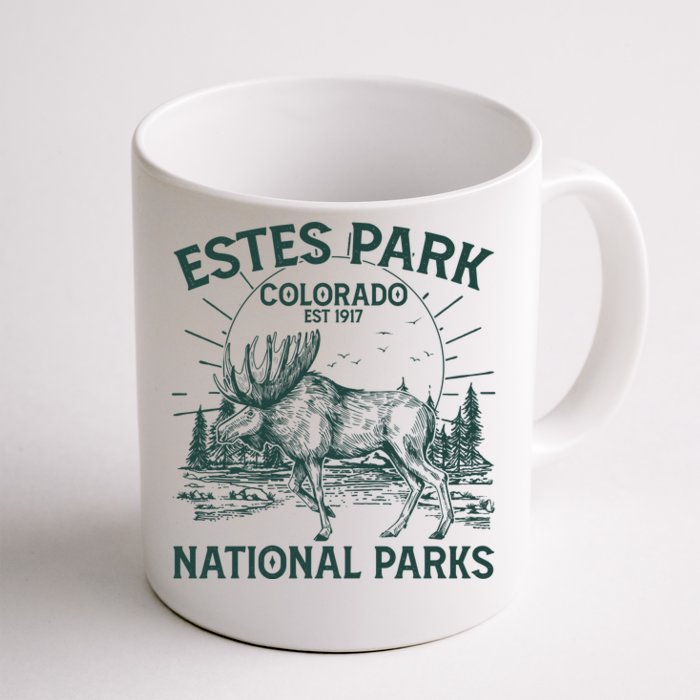 Vintage Estes Park Colorado National Parks Est 1917 Front & Back Coffee Mug