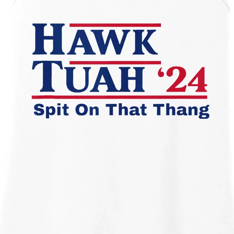 Viral Election Parody Hawk Tush Tank Top Ladies Essential Tank