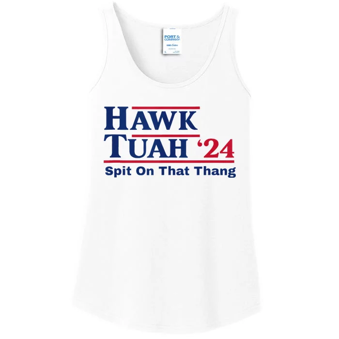 Viral Election Parody Hawk Tush Tank Top Ladies Essential Tank