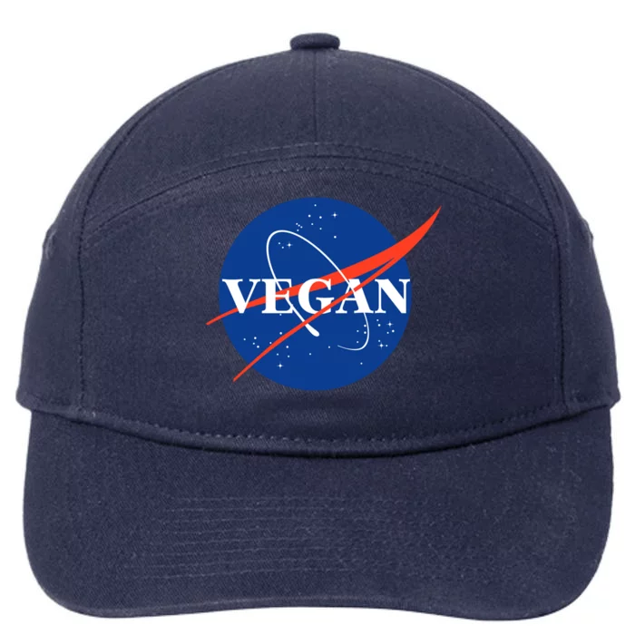 Vegan Earthling Protect Our Ocean Protect Our Future Gift 7-Panel Snapback Hat