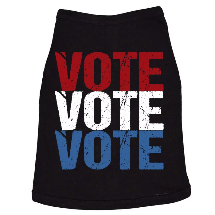 VOTE Election Patriotic Voter Registration Midterm Voting Doggie Tank