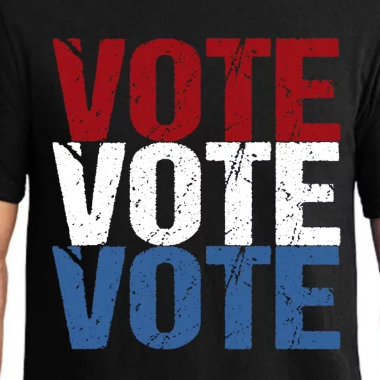 VOTE Election Patriotic Voter Registration Midterm Voting Pajama Set