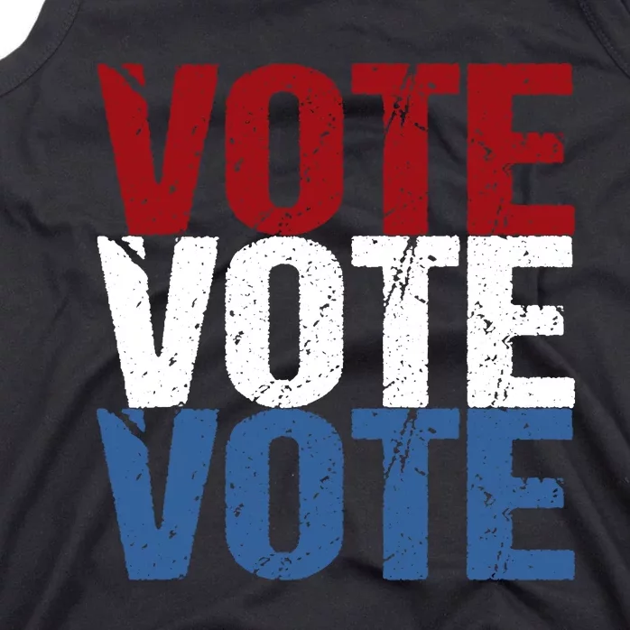 VOTE Election Patriotic Voter Registration Midterm Voting Tank Top