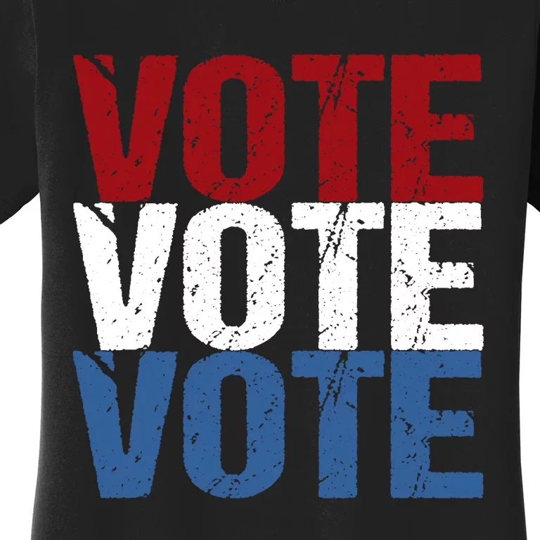 VOTE Election Patriotic Voter Registration Midterm Voting Women's T-Shirt