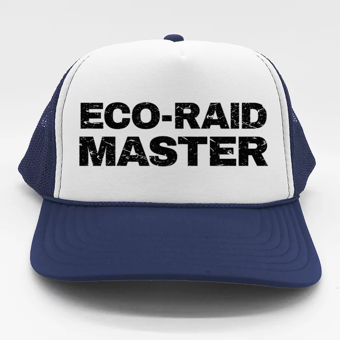 Vintage Eco Raid Master Gamer Video Gaming Meaningful Gift Trucker Hat