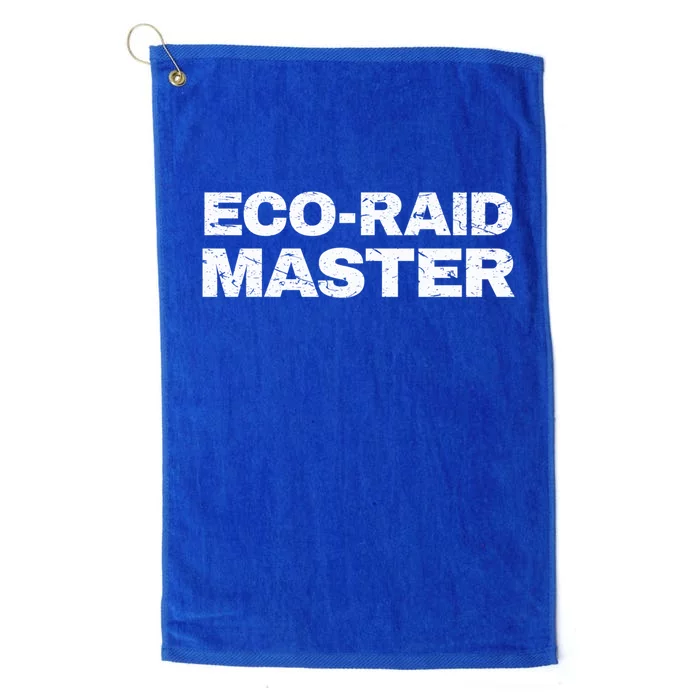 Vintage Eco Raid Master Gamer Video Gaming Meaningful Gift Platinum Collection Golf Towel