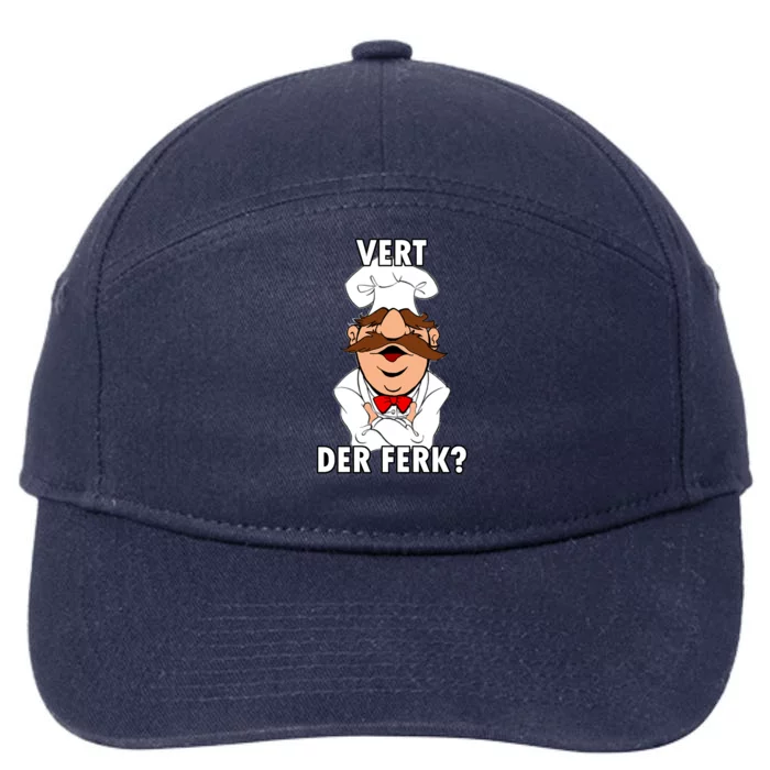 Vert Der Ferk? Chef 7-Panel Snapback Hat