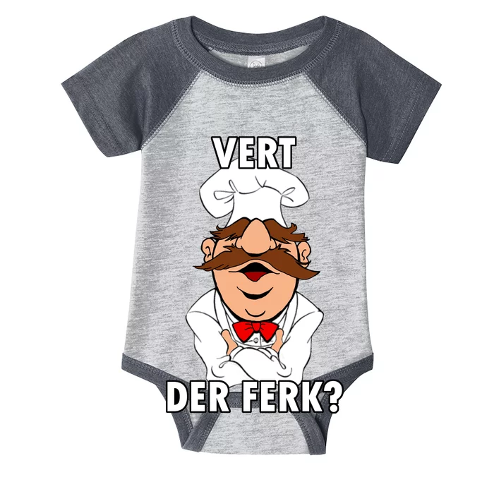 Vert Der Ferk? Chef Infant Baby Jersey Bodysuit