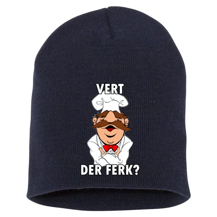 Vert Der Ferk? Chef Short Acrylic Beanie