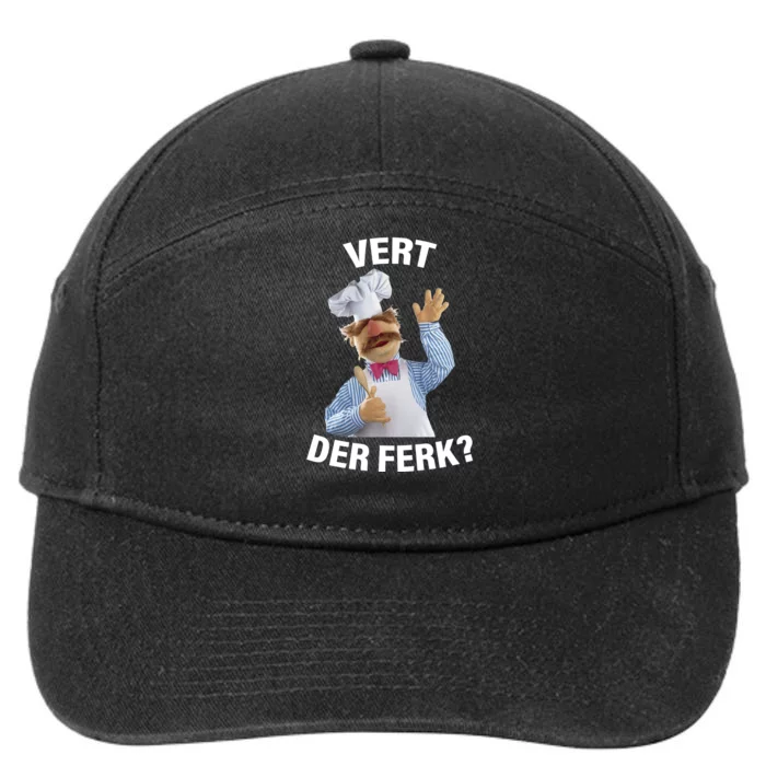 Vert Der Ferk Swedish Chef 7-Panel Snapback Hat