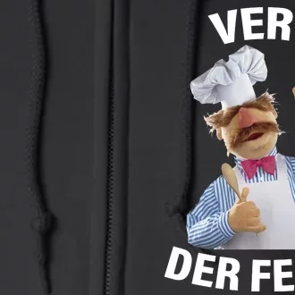 Vert Der Ferk Swedish Chef Full Zip Hoodie