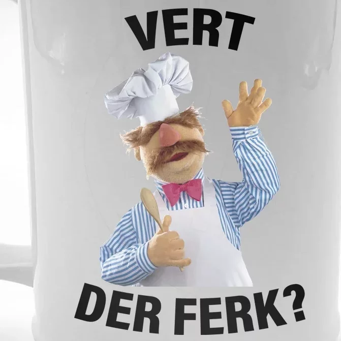 Vert Der Ferk Swedish Chef Front & Back Beer Stein