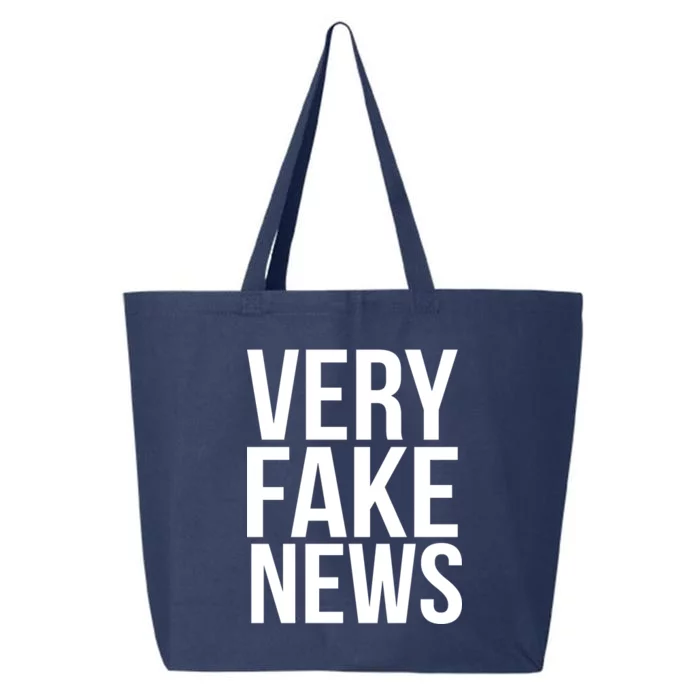 Very Fake News Funny Donald Trump 25L Jumbo Tote