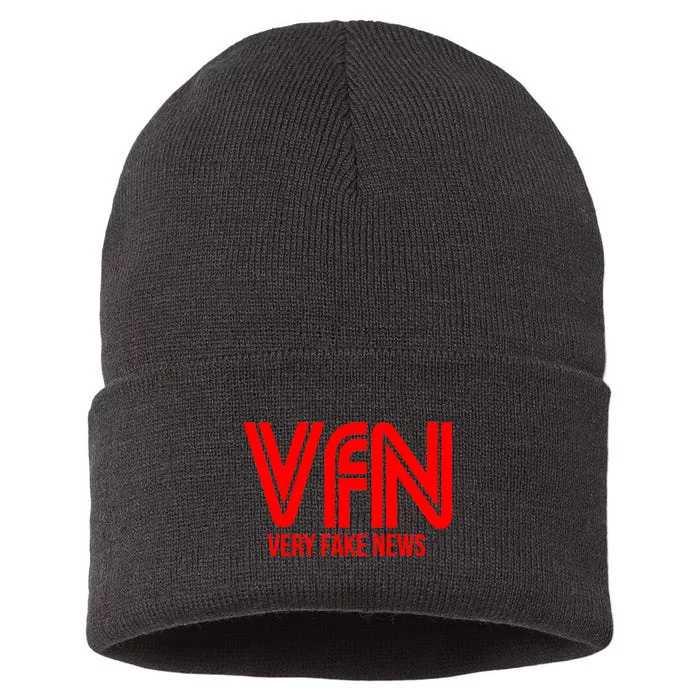 Very Fake News Network Sustainable Knit Beanie