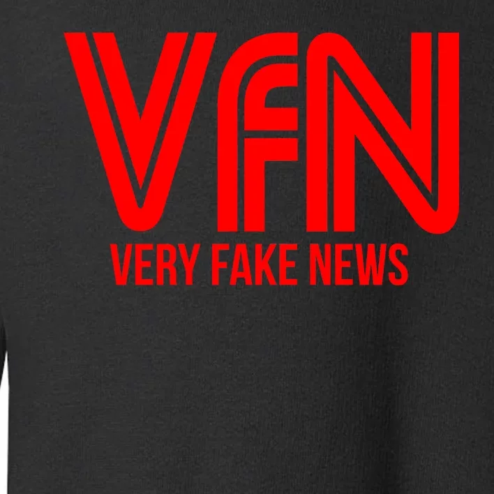 Very Fake News Network Toddler Sweatshirt