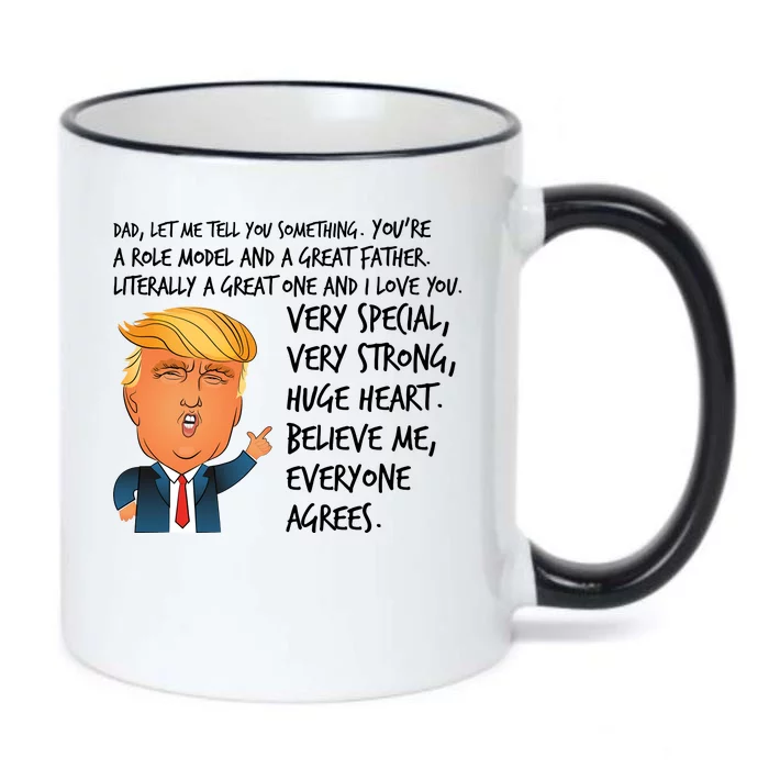 Very Special Dad Donald Trump Fathers Day Black Color Changing Mug