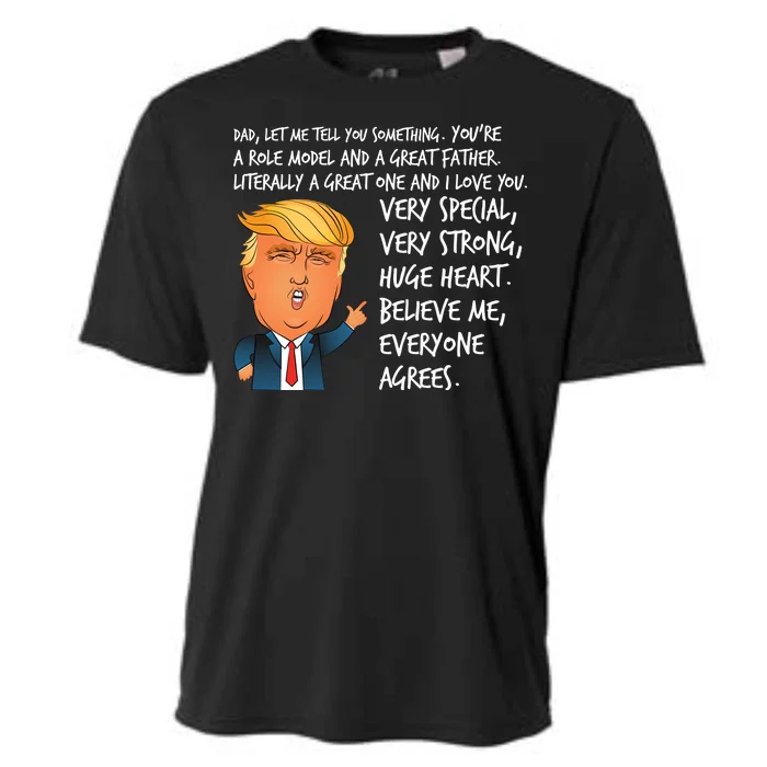 Very Special Dad Donald Trump Fathers Day Cooling Performance Crew T-Shirt